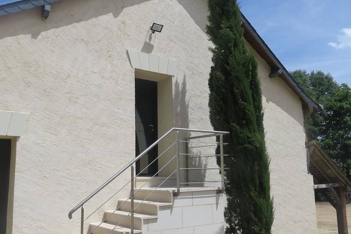 Gîte pour 4 personnes, avec jardin à Chemillé-sur-Dême