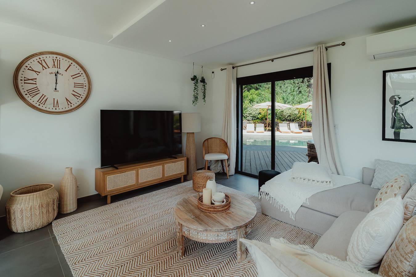 Villa « Azur » avec vue sur la mer, Wi-Fi et climatisation in Grimaud, Région de Draguignan