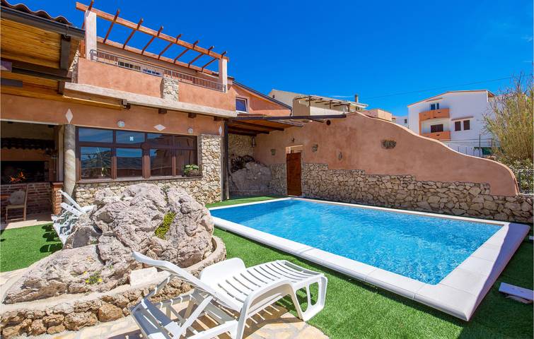 Ferienhaus mit Meerblick für 4 Personen, mit Pool und Terrasse in Kvarner Bucht - 2