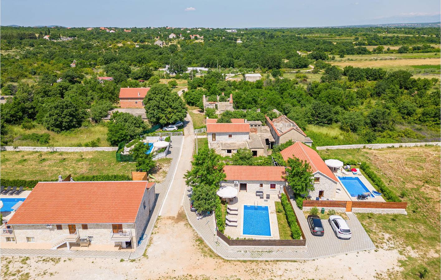 Ferienhaus für 4 Personen mit Terrasse in Grad Benkovac, Zadar