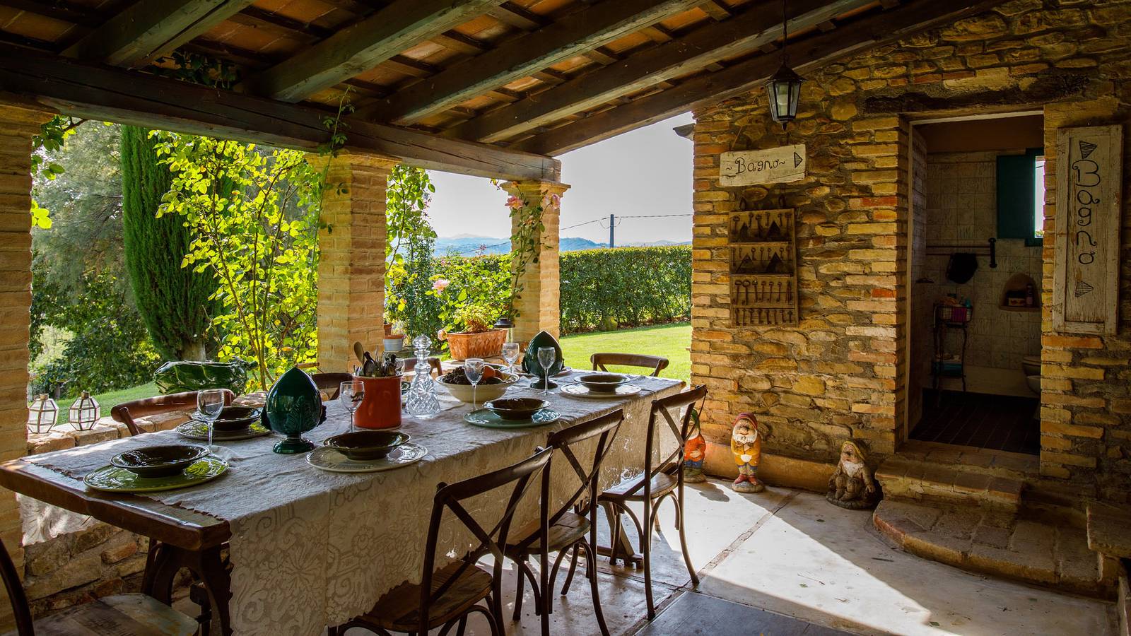 Villa für 8 Personen mit Balkon in Mondaino, Rimini Provinz