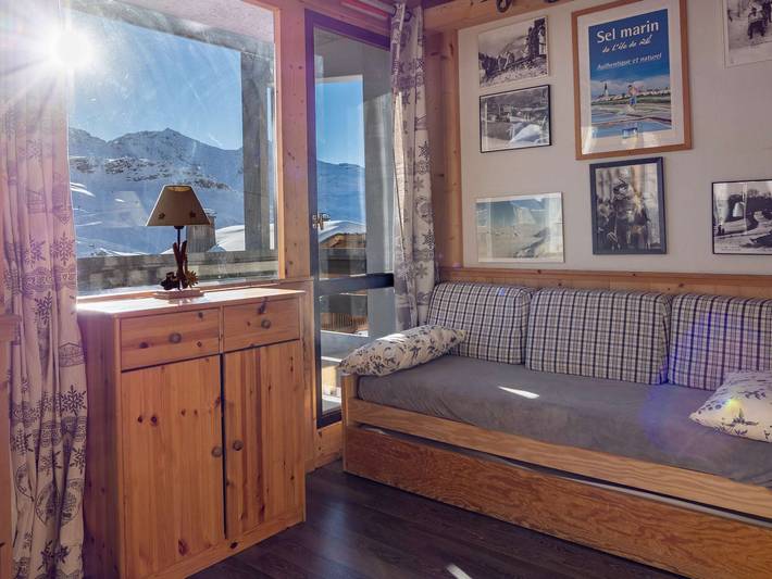 Apartamento entero, Apartamento renovado con balcón, vista al sur, para 5 personas en Val Thorens in Val Thorens, Les Belleville