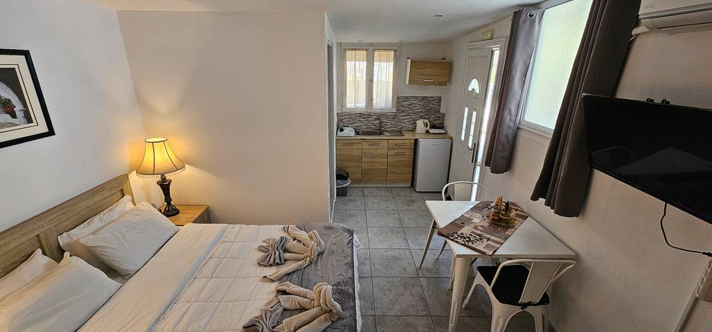 Apartamento para 3 personas, con balcón en Santorini