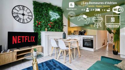 Gîte pour 4 personnes, avec terrasse à Carvin