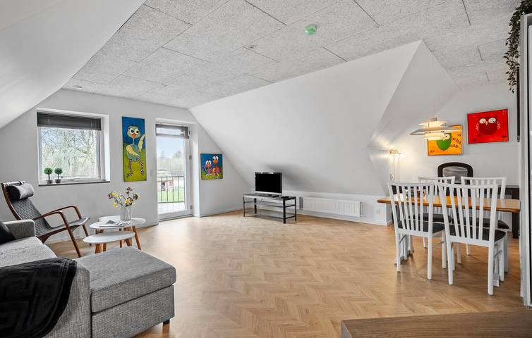 Apartamento vacacional entero, Apartamento de vacaciones para 4 personas con terraza in Varde, Región de Varde