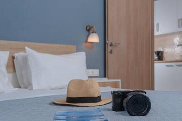 Gîte pour 4 personnes, avec vue et balcon dans Ierápetra