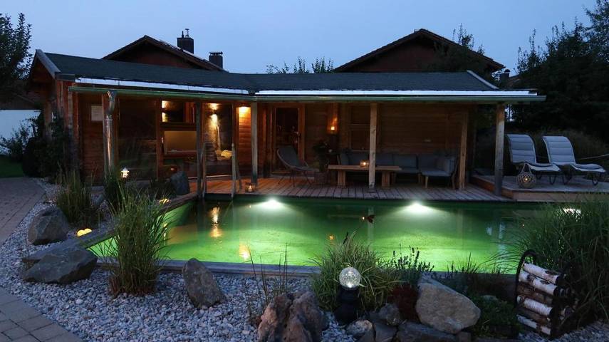 Ferienwohnung für 4 Personen, mit Balkon und Terrasse sowie Garten und Pool im Allgäu - 2