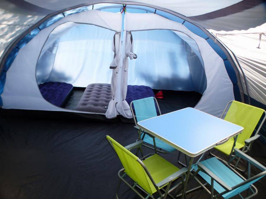 Camping Le Céou - Zelt 4 personen - Zelt "Prêt à camper" 2 Zimmer in Saint-Cybranet, Périgord Noir