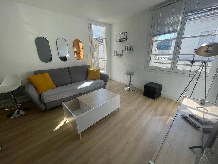 Vakantieappartement voor 6 personen, met uitzicht en balkon in Tours