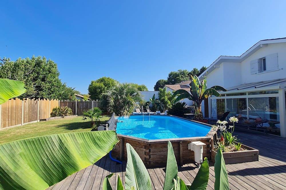 Großes Haus mit Pool in Lege Bourg in Lège-Cap-Ferret, Arcachon und Umgebung