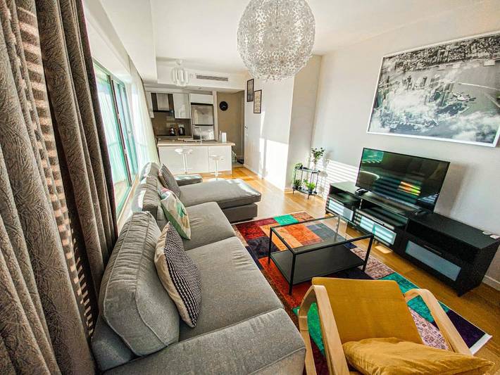 Ferienwohnung für 5 Personen, mit Pool und Ausblick sowie Garten, mit Haustier in Istanbul