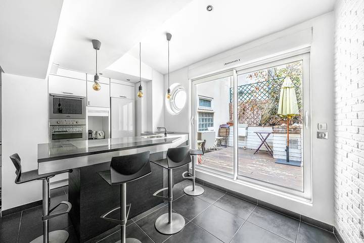 Loft voor 5 personen, met Balkon en Terras in Parijs