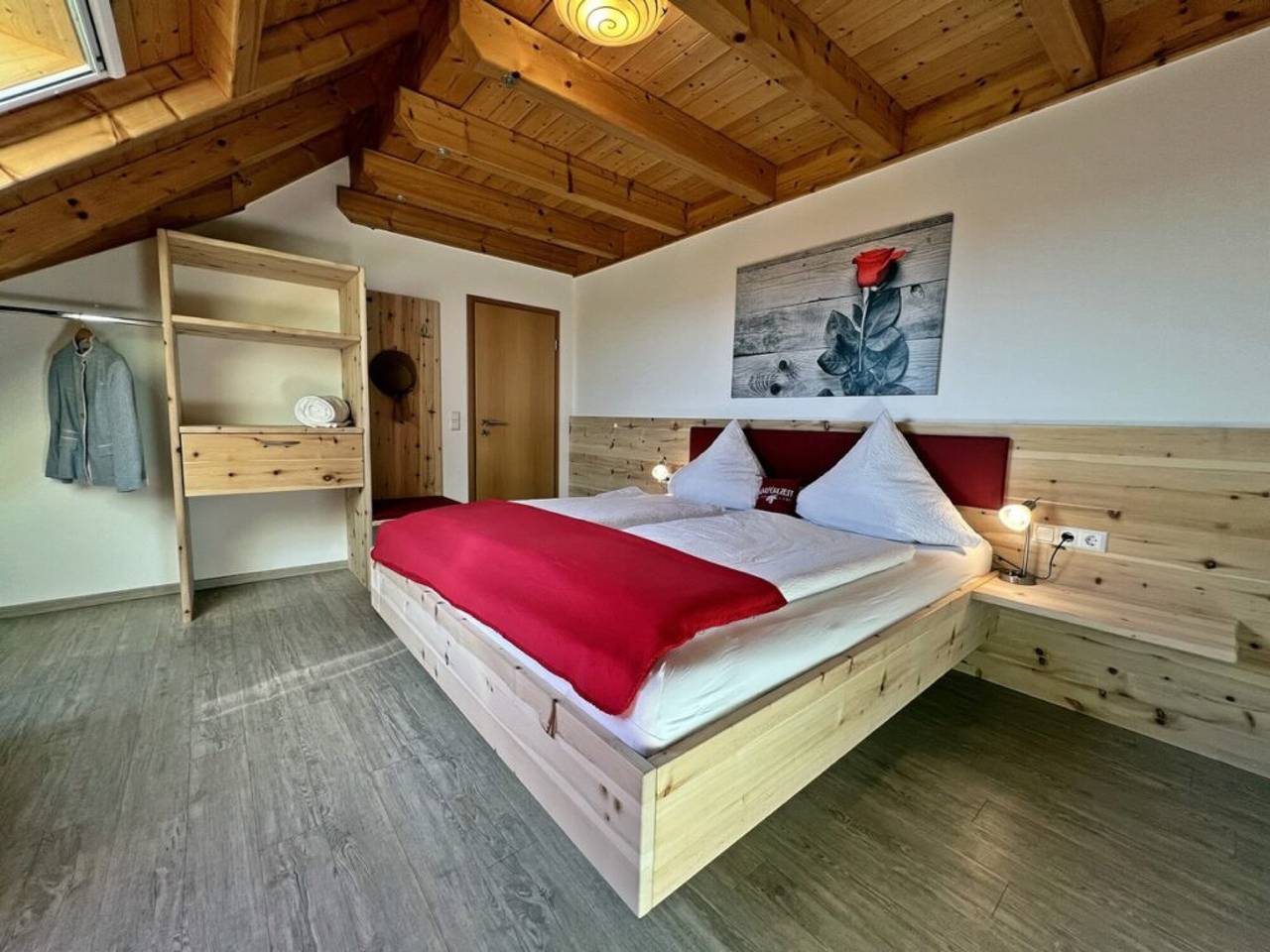 Ganze Wohnung, Ferienwohnung 'Rose' mit Bergblick, Gemeinschaftspool und Wlan in Freiamt, Südschwarzwald