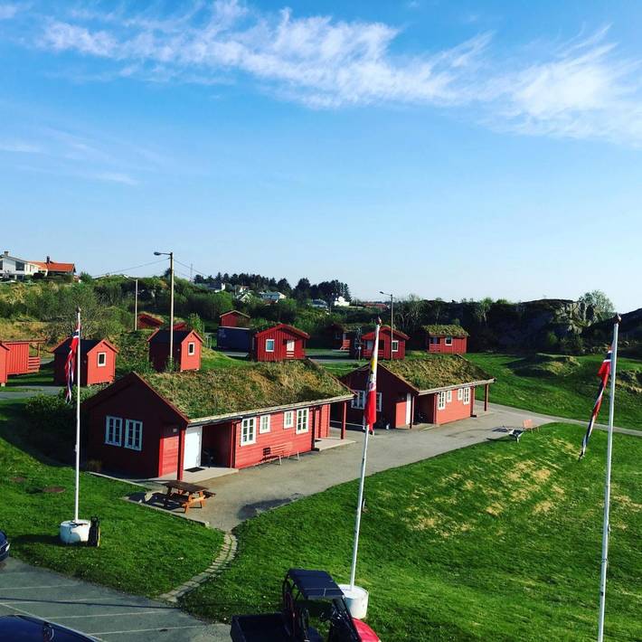 Camping for 6 personer, med Terrasse og Hage i tillegg til Utsikt i Haugesund 