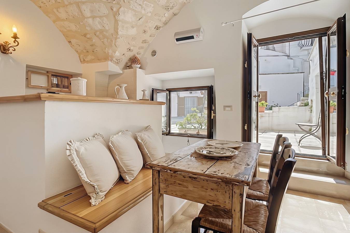 Estudio entero, Monolocale 'Le Antiche Mansioni 1' con aire acondicionado in Monte Sant'Angelo, Gargano