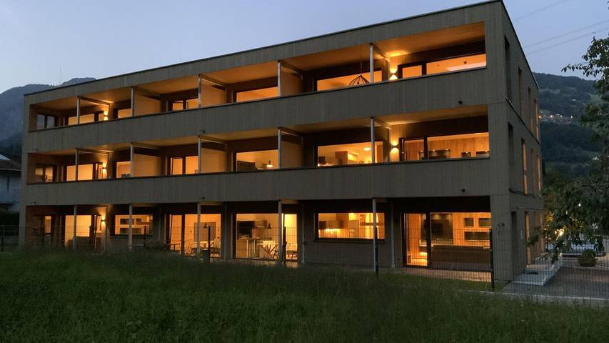 Ferienwohnung für 2 Personen, mit Ausblick und Garten sowie Sauna in Vandans