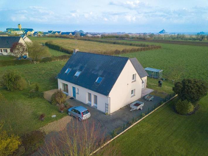 Maison de vacances pour 8 personnes, avec Terrasse et Vue à Beauvoir