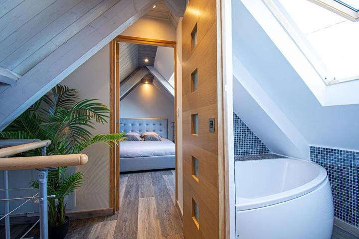 Maison de vacances pour 6 personnes, avec Balcon et Terrasse ainsi que Jardin et Vue