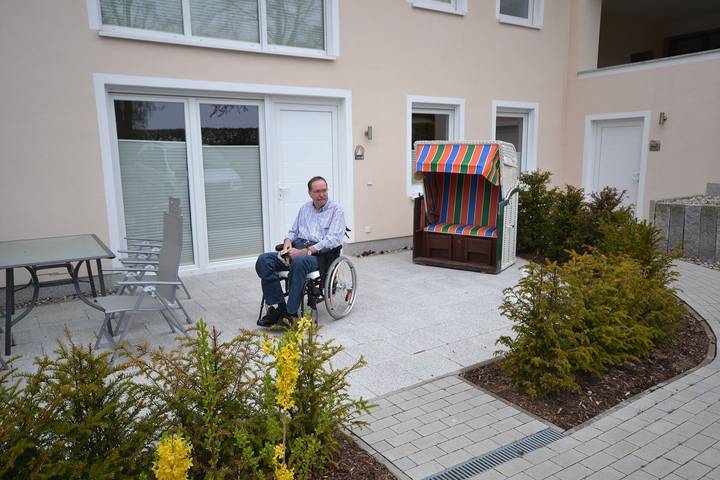Apartament wakacyjny dla 4 osób, z Taras i Ogród w Morze Bałtyckie Niemcy