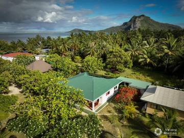 Gîte pour 4 personnes, avec jardin et vue dans Maupiti