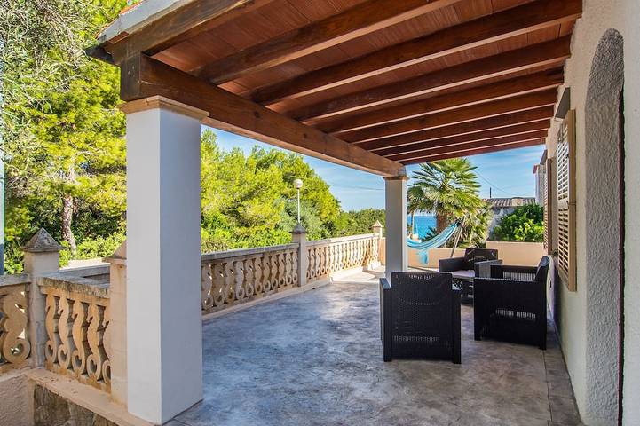 Ferienhaus für 6 Personen, mit Balkon und Garten in Son Moll