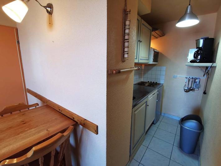 Ganze Wohnung, 2-Zimmer-Wohnung direkt an den Pisten, Balkon und Aufzug in Prapoutel, Les Adrets