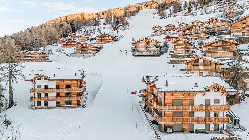 Ferienwohnung für 6 Personen, mit Ausblick und Terrasse in Veysonnaz
