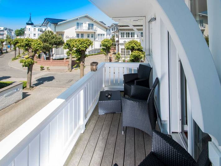 Ferienwohnung für 4 Personen, mit Sauna und Balkon, mit Haustier in Binz