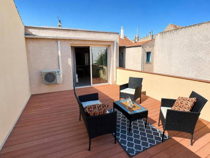 Appartement de vacances pour 2 personnes, avec terrasse, animaux acceptés