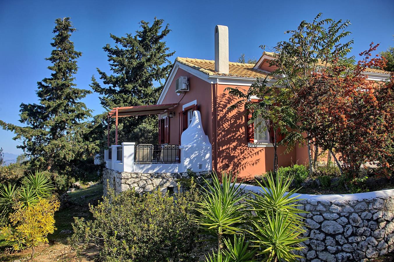 Holiday Home 'Villa Meltemi' with Sea View, Wi-Fi, and Air Conditioning in Greece