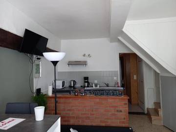 Gîte pour 2 personnes, avec terrasse, animaux acceptés à Auxi-le-Château