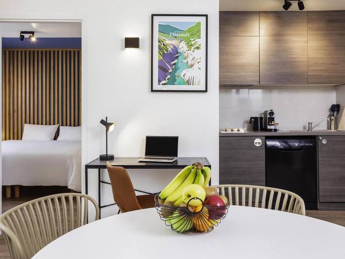 Appart’hôtel pour 3 personnes, avec terrasse