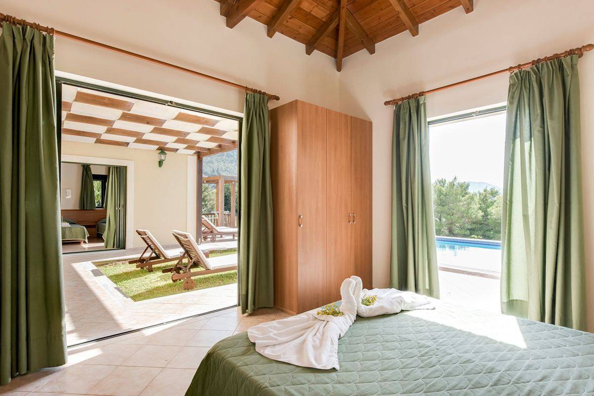 Villa für 4 Personen mit Terrasse in Pelekas, Korfu