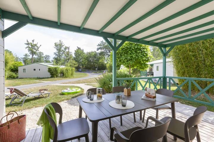 Camping pour 6 personnes, avec piscine ainsi que jardin et terrasse, adapté aux familles dans le Loir-et-Cher - 2
