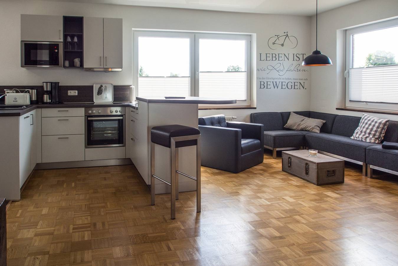 Appartement entier, Appartement « Rückenwind » avec balcon et Wi-Fi in Schafstedt, Albersdorf und Umgebung