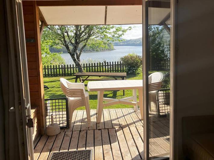 Les Rives du Lac du Laouzas - Chalet 4 personnes - Chalet Traditionnel (2eme Balcon) 4 pers. Vue Lac in Lac du Laouzas, Nages