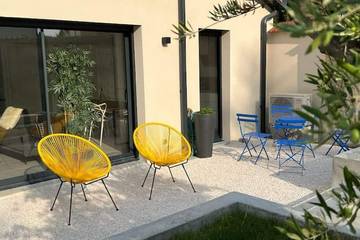 Cottage pour 6 personnes, avec terrasse et jardin à Genas