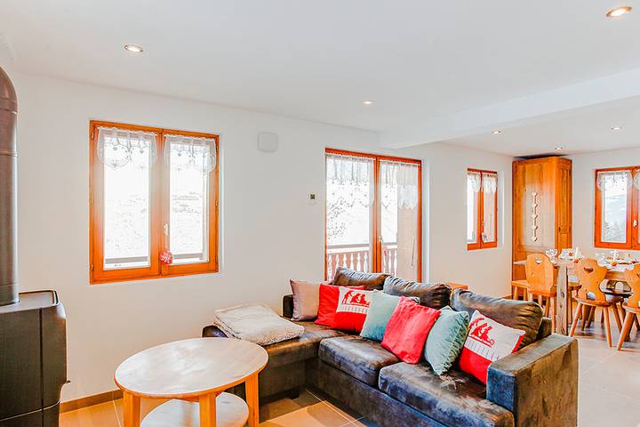 Chalet pour 10 personnes, avec balcon ainsi que vue et sauna dans La Plagne - 4