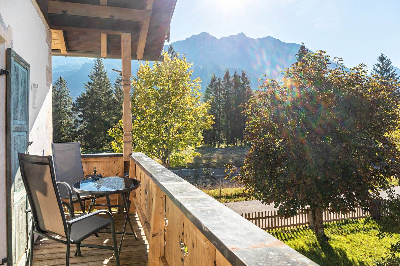 Appartement entier, Appartement 'Waldruhe' avec vue sur la montagne, balcon et Wi-Fi in Krün, Alpes bavaroises