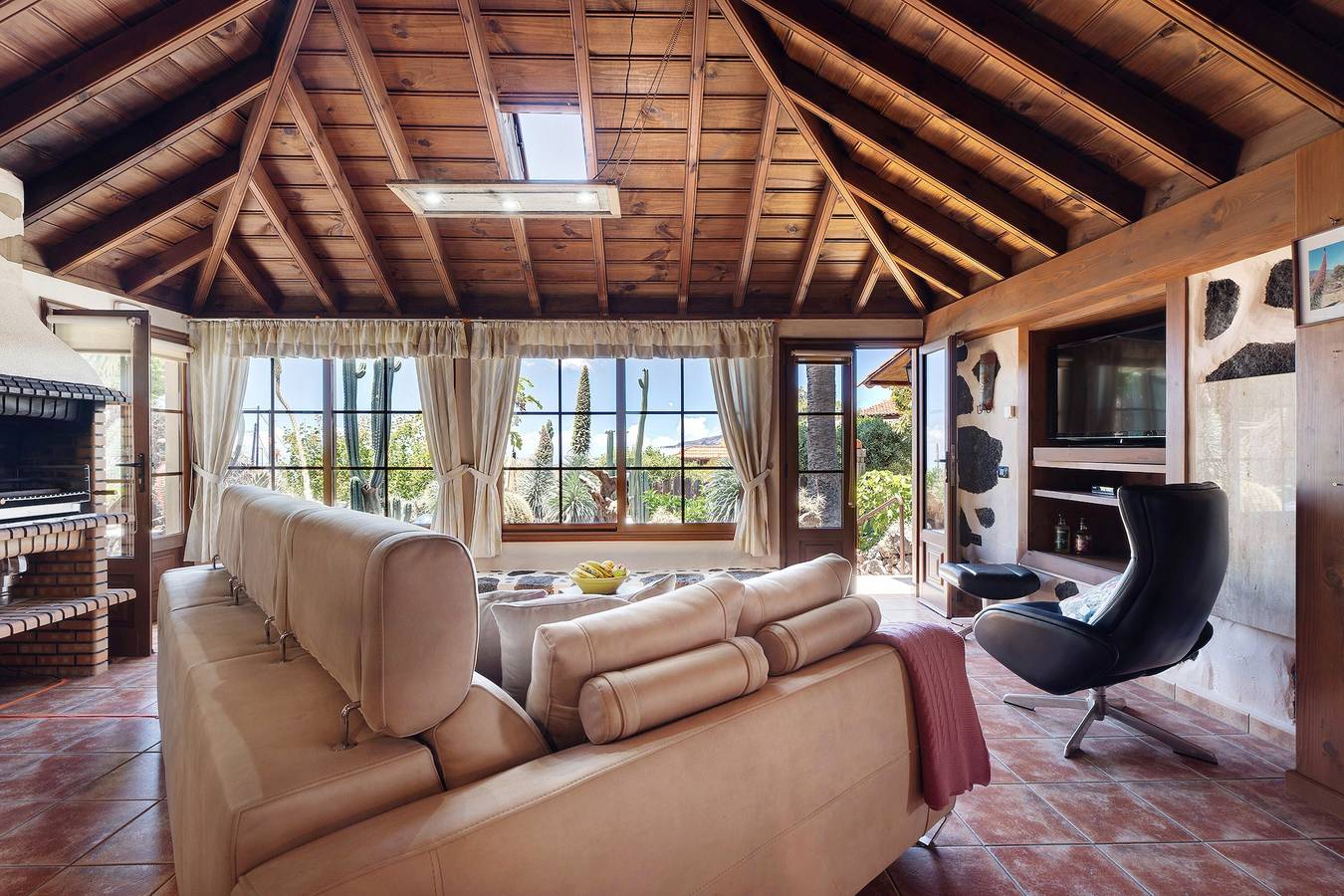 Casa de vacaciones "El Gordi" con vistas al mar, terraza compartida y Wi-Fi in El Paso, La Palma Sur