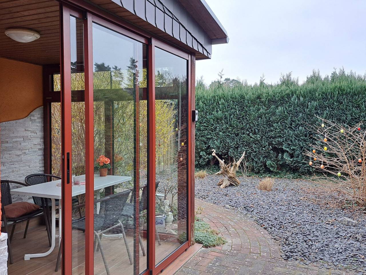 Haus sina in Altwarp, Lagune de Szczecin