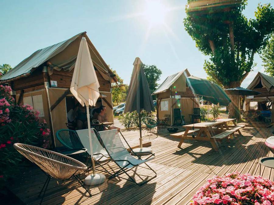 Sivinos Camping Boutique - Unterkunft 2 personen - Luftaufenthalt in Manerba del Garda, Gardasee-Berge