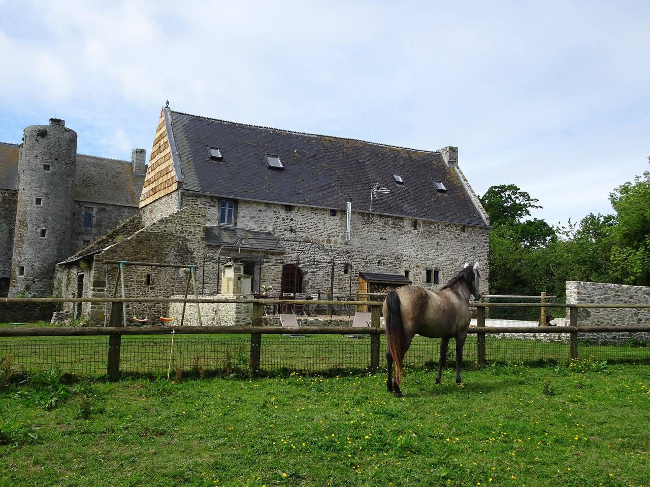 Herrenhaus nahe Mont St. Michel und Stränden in Port-Bail-sur-Mer, Côte de la Déroute