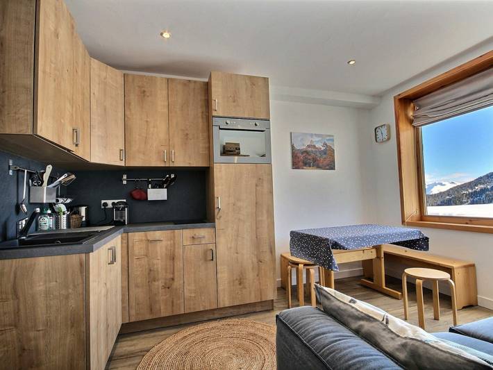 Ganze Wohnung, Schön renovierte Wohnung für 4/5 Pers. an der Piste in Plagne Centre, La Plagne-Tarentaise