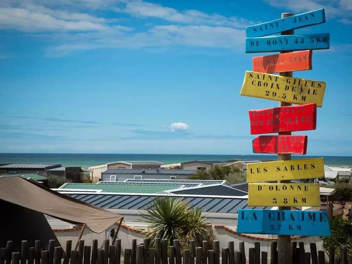 Mobilheim Caraïbes mit Klimaanlage 2 Zimmer 6 Personen in Les Sables-d'Olonne, Vendée
