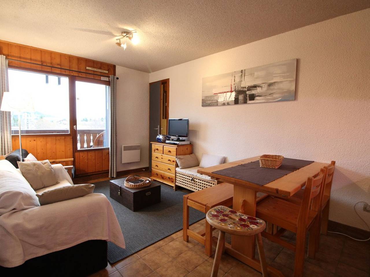 Geheel appartement, Vakantieappartement voor 4 personen met balkon in Les Carroz, Arâches-la-Frasse