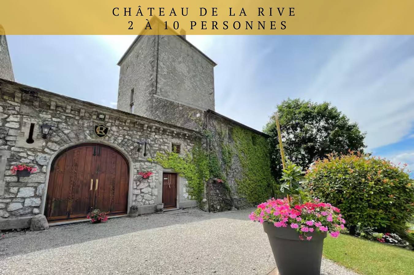 Gästezimmer – Château de la Rive – 2 Personen in Cruet, Chambéry und Umgebung