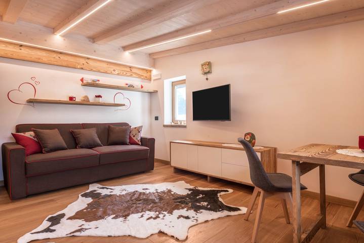 Gîte pour 6 personnes, avec balcon ainsi que jacuzzi et sauna à Canazei - 3