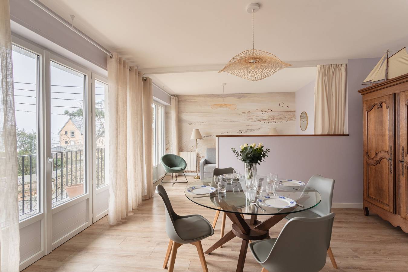 Appartement entier, Le Doux Rivage - 100 m de la plage in Saint-Énogat, Dinard