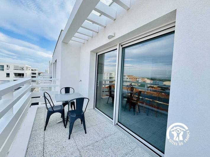 Gîte für 2 Personen, mit Terrasse in Leucate